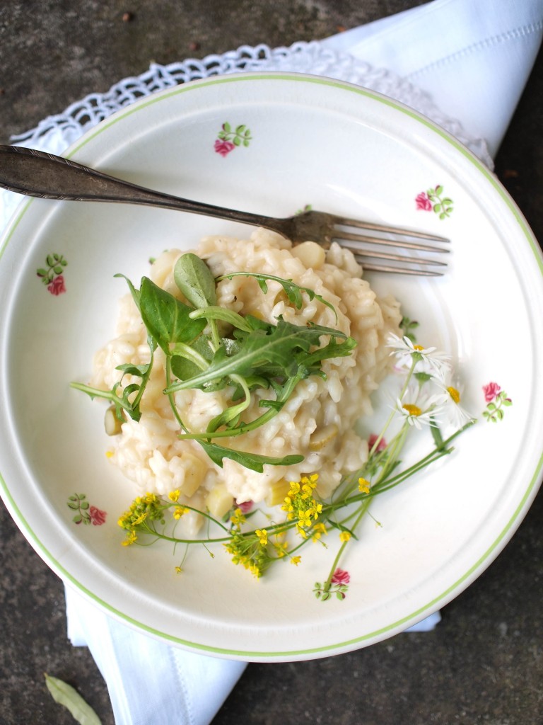 špargľové risotto