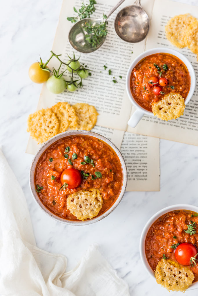 tomatoe quinoa soup