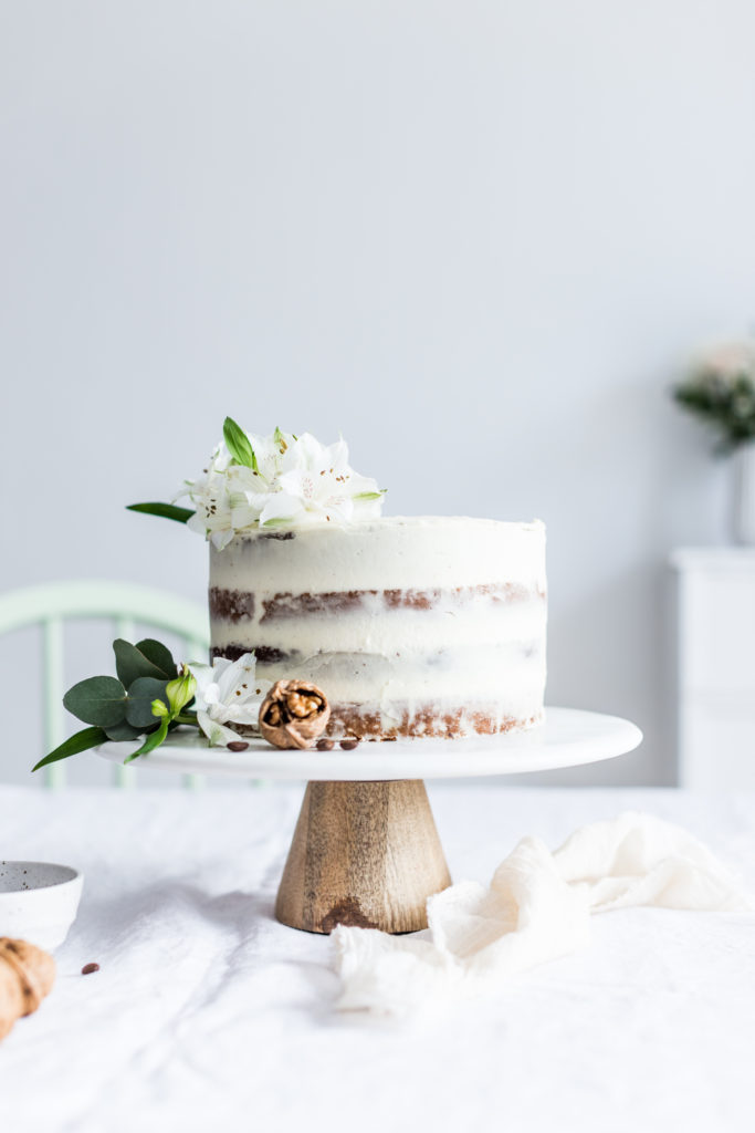 walnut and coffee cake